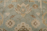 4x6 Gray and Ivory Turkish Oushak Rug