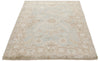 4x6 Gray and Ivory Turkish Oushak Rug