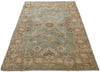 4x6 Gray and Ivory Turkish Oushak Rug
