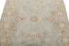 4x6 Gray and Ivory Turkish Oushak Rug