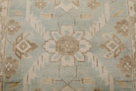 4x6 Gray and Ivory Turkish Oushak Rug