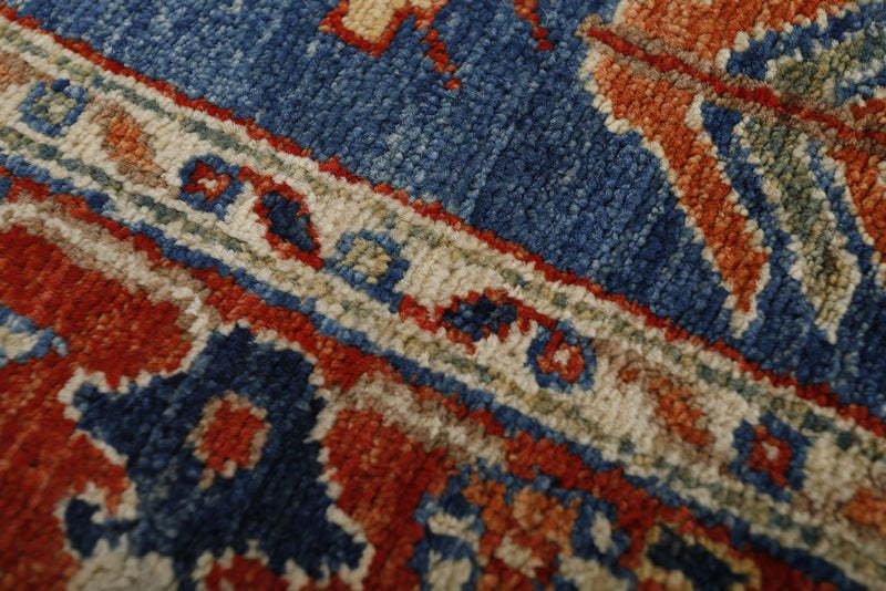 3x18 Navy and Red Anatolian Traditional Runner