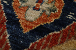 3x18 Navy and Red Anatolian Traditional Runner