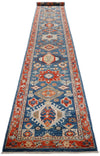3x18 Navy and Red Anatolian Traditional Runner