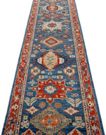 3x18 Navy and Red Anatolian Traditional Runner