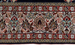 7x10 Navy and Ivory Turkish Traditional Rug