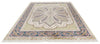 8x10 Light Green and Navy Turkish Silk Rug