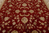 10x14 Burgundy and Gold Turkish Silk Rug