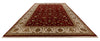 10x14 Burgundy and Gold Turkish Silk Rug
