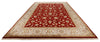 10x14 Burgundy and Gold Turkish Silk Rug