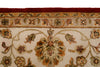10x14 Burgundy and Gold Turkish Silk Rug