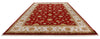 10x14 Burgundy and Ivory Turkish Silk Rug
