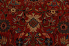 14x18 Burgundy and Navy Turkish Persian Rug