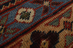 14x18 Burgundy and Navy Turkish Persian Rug