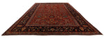 14x18 Burgundy and Navy Turkish Persian Rug