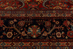 14x18 Burgundy and Navy Turkish Persian Rug