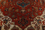12x19 Rust and Rust Turkish Persian Rug