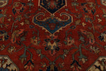 12x19 Rust and Rust Turkish Persian Rug