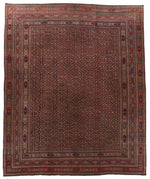14x17 Charcoal and Multicolor Turkish Persian Rug