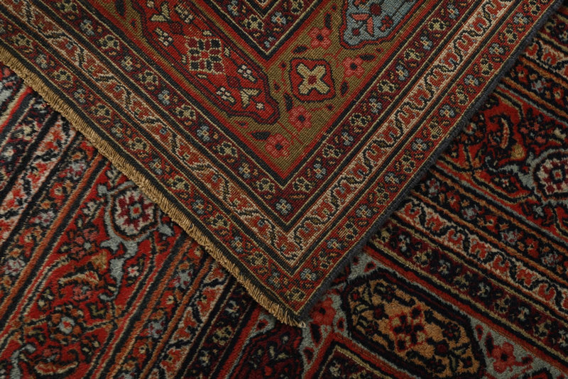 14x17 Charcoal and Multicolor Turkish Persian Rug
