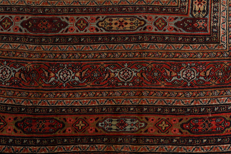 14x17 Charcoal and Multicolor Turkish Persian Rug