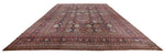 13x17 Navy and Multicolor Turkish Persian Rug