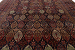 13x17 Navy and Multicolor Turkish Persian Rug