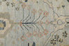 10x13 Light Blue and Multicolor Turkish Oushak Rug