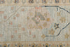 10x13 Light Blue and Multicolor Turkish Oushak Rug