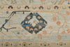 10x13 Light Blue and Multicolor Turkish Oushak Rug