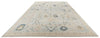 10x13 Light Blue and Multicolor Turkish Oushak Rug