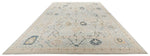 10x13 Light Blue and Multicolor Turkish Oushak Rug