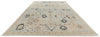 10x13 Light Blue and Multicolor Turkish Oushak Rug