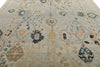 10x13 Light Blue and Multicolor Turkish Oushak Rug