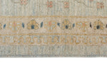 10x13 Light Blue and Multicolor Turkish Oushak Rug