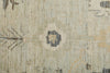 10x14 Light Blue and Multicolor Turkish Oushak Rug