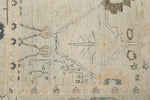 10x14 Light Blue and Multicolor Turkish Oushak Rug