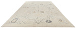 10x14 Light Blue and Multicolor Turkish Oushak Rug