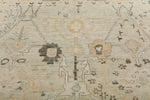 10x14 Light Blue and Multicolor Turkish Oushak Rug