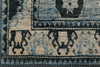 7x10 Blue and Ivory Anatolian Traditional Rug