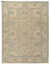 9x11 Ivory and Beige Anatolian Traditional Rug