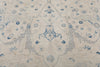 9x12 Ivory and Blue Anatolian Traditional Rug