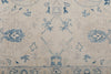 9x12 Ivory and Blue Anatolian Traditional Rug