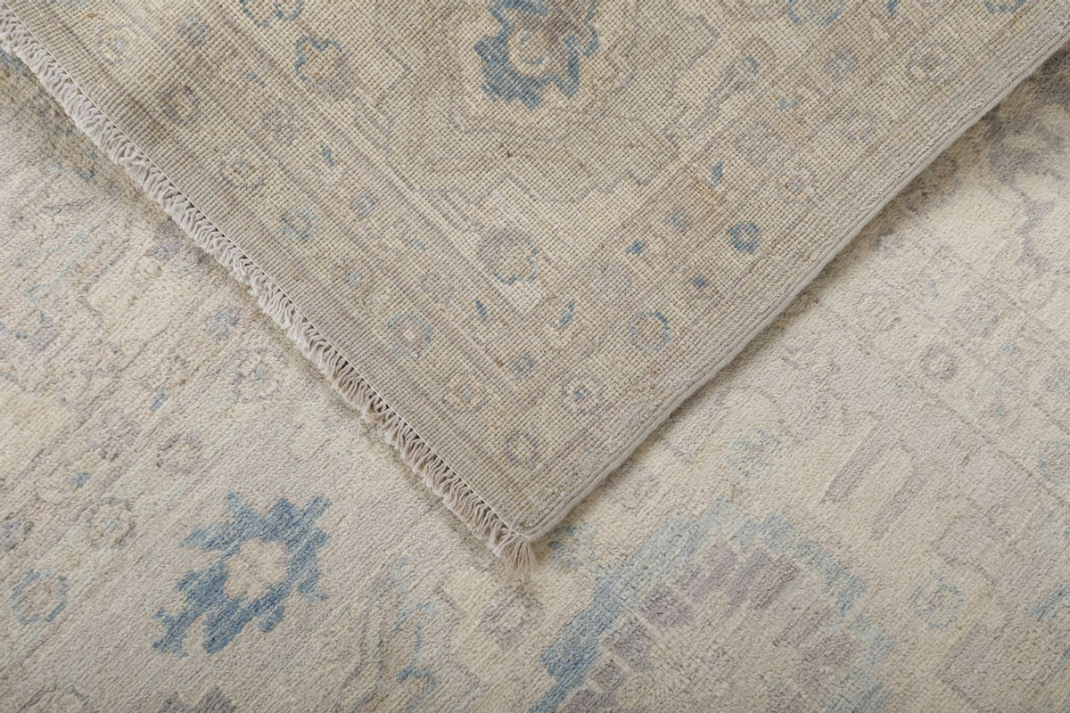 9x12 Ivory and Beige Anatolian Traditional Rug