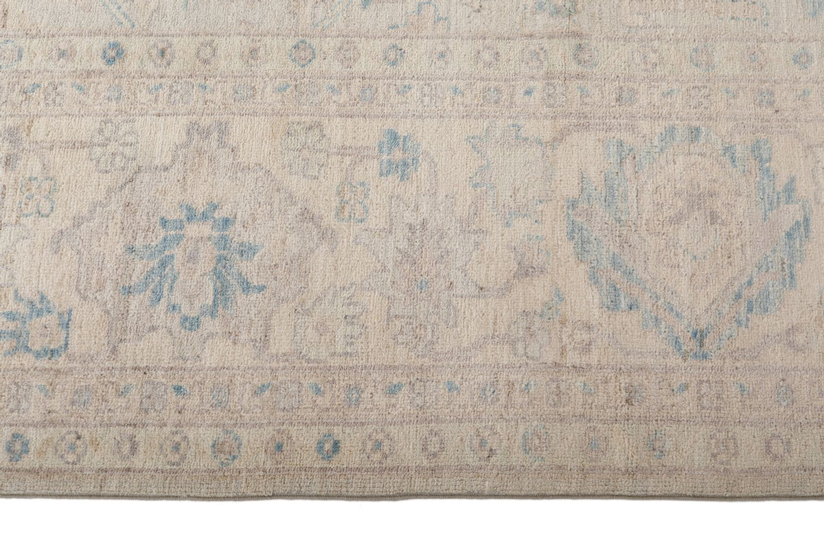 9x12 Ivory and Beige Anatolian Traditional Rug