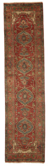 3x10 Rust and Multicolor Turkish Persian Runner
