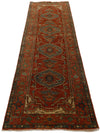 3x10 Rust and Multicolor Turkish Persian Runner
