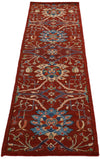 2x7 Burgundy and Multicolor Anatolian Tribal Runner