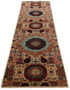3x10 Ivory and Multicolor Turkish Tribal Runner