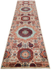 3x10 Ivory and Multicolor Turkish Tribal Runner